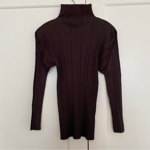 PLEATS PLEASE High neck pleated blouse PP93-JK064 - Picture 2 of 6